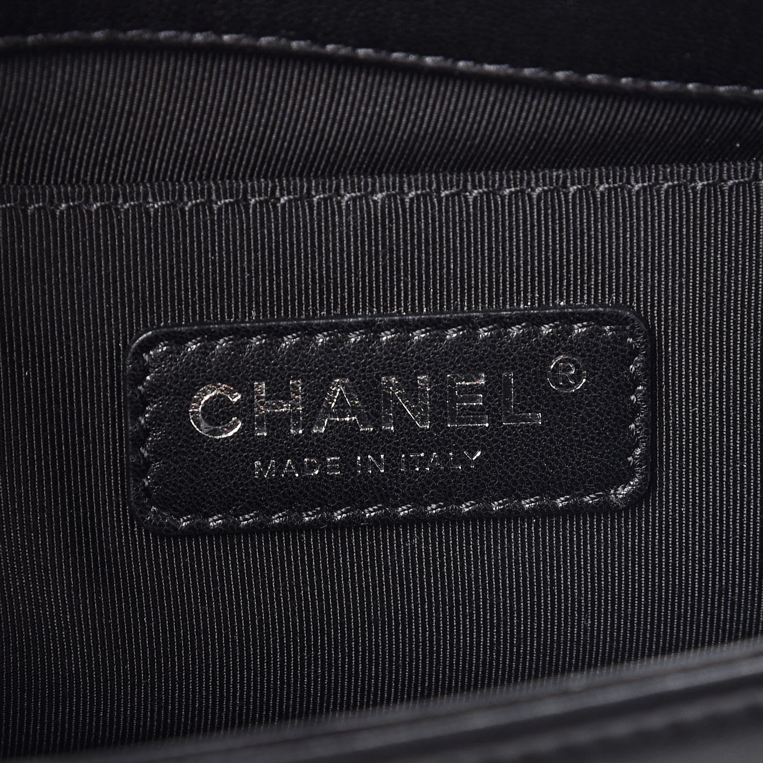 Chanel Lambskin Quilted Medium Boy Flap Black 6 of 8