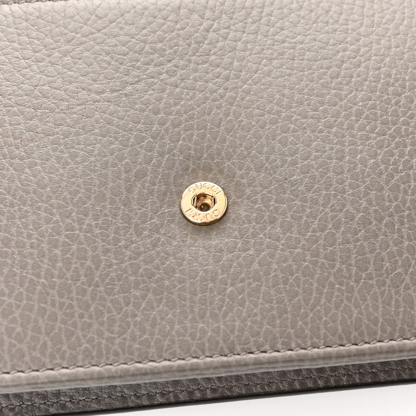 Dollar Calfskin Interlocking G Chain Wallet Loess