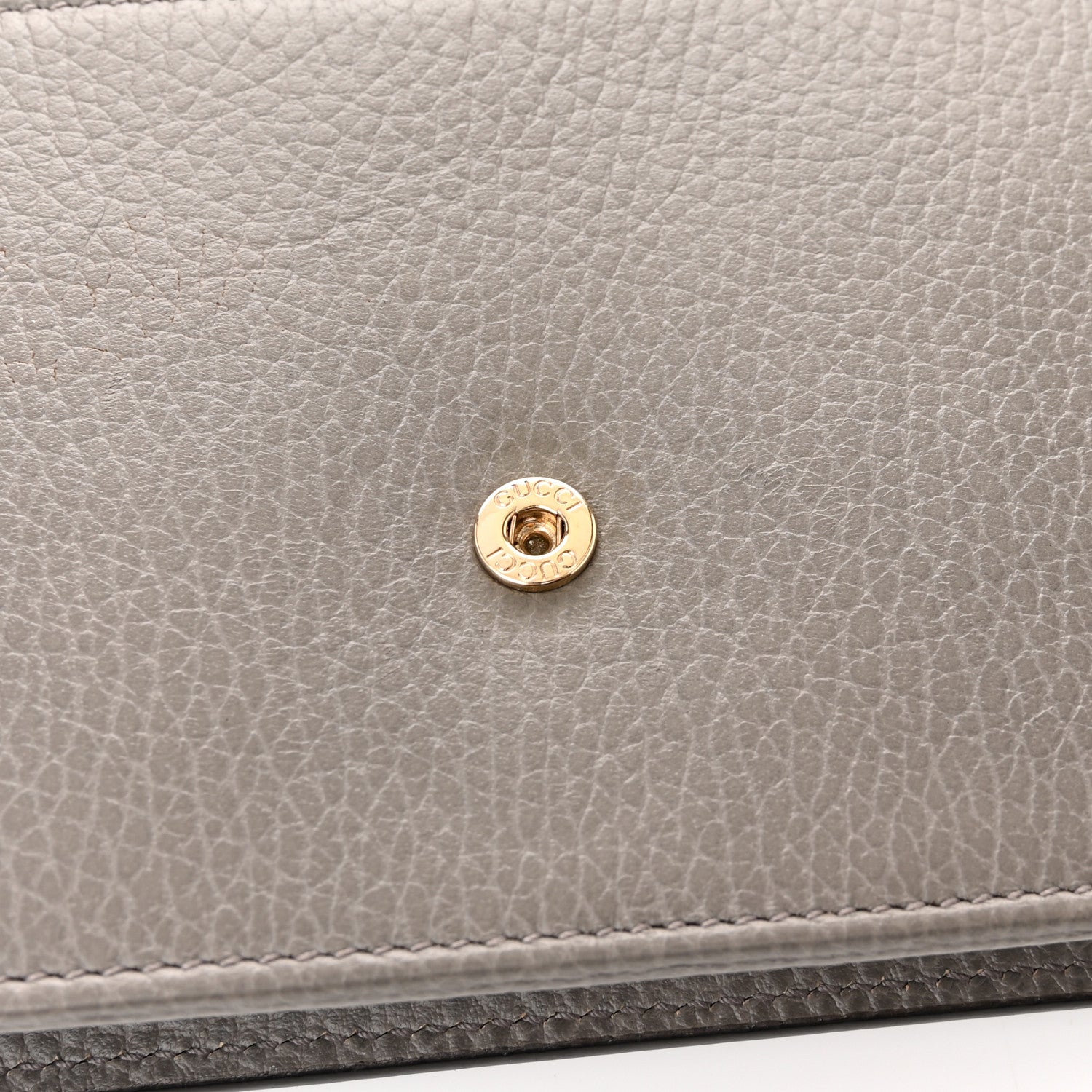 Gucci Dollar Calfskin Interlocking G Chain Wallet Loess 10 of 10