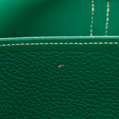 Hermes Taurillon Clemence Halzan 31 GM Vert Vertigo 12 of 14