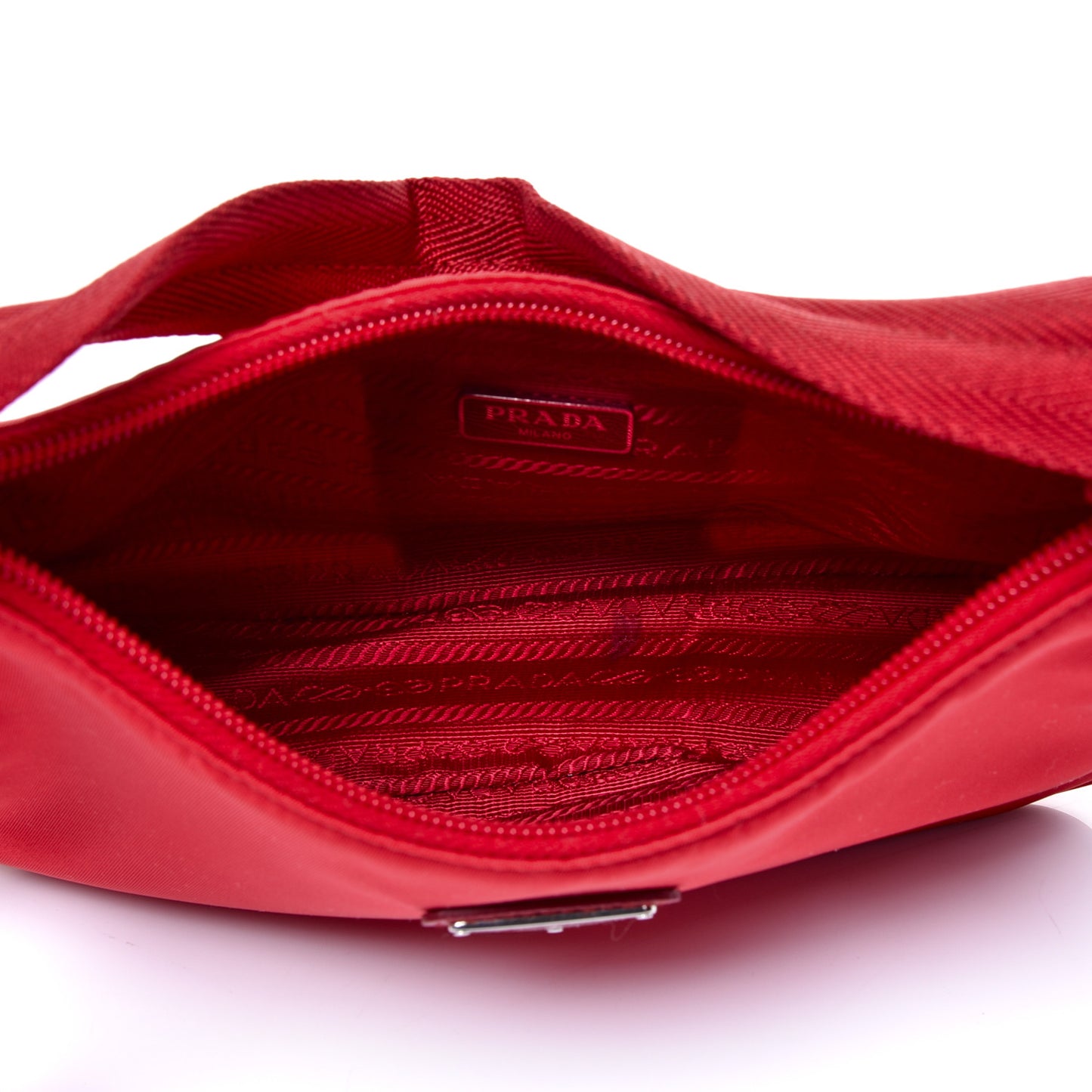 Tessuto Nylon Mini Re-Edition 2000 Bag Rosso