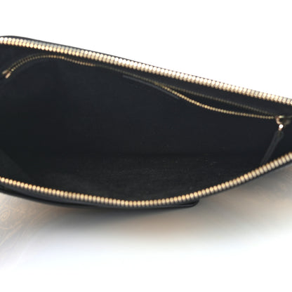 Versace Saffiano Barocco Print Wristlet Black 5 of 6
