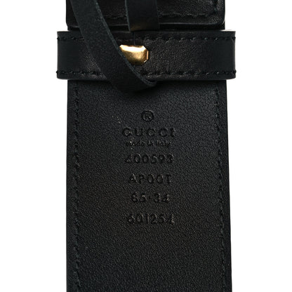Gucci Calfskin Double G 40mm Belt 85 34 Black 4 of 5