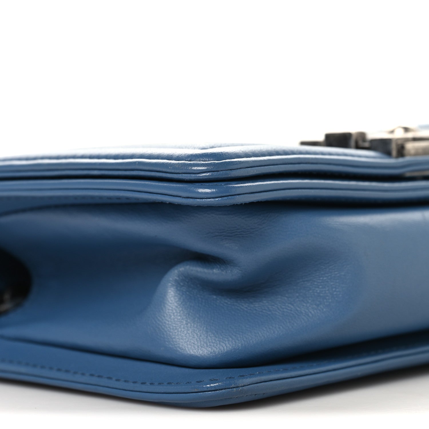 Chanel Galuchat Stingray Small Boy Flap Blue 9 of 13
