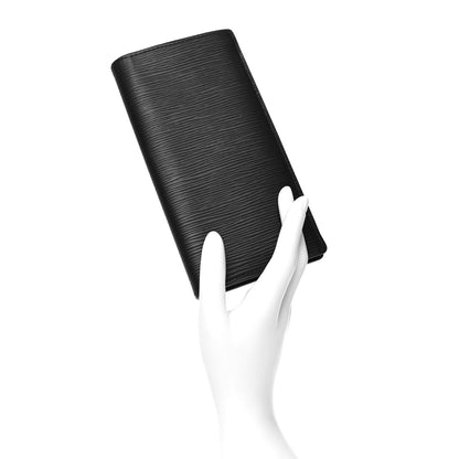 Louis Vuitton Epi Brazza Wallet Black 2 of 8
