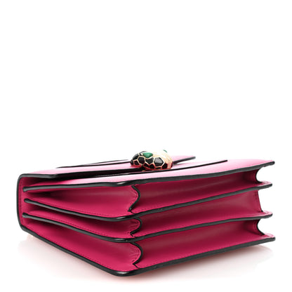 Bulgari Calfskin Serpenti Forever Top Handle Pink 4 of 9