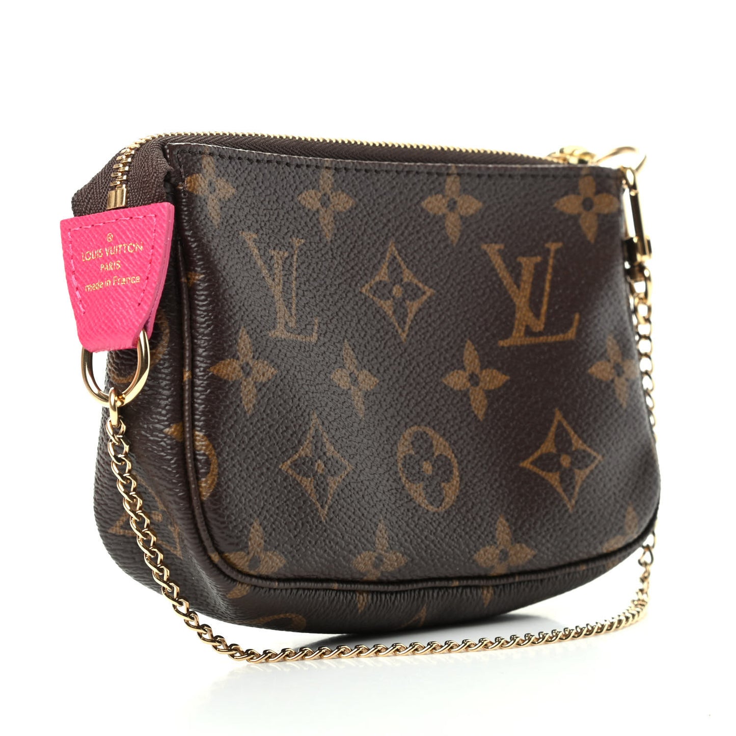 Monogram 2019 Christmas Animation Mini Courchevel Pochette Accessories Fuchsia