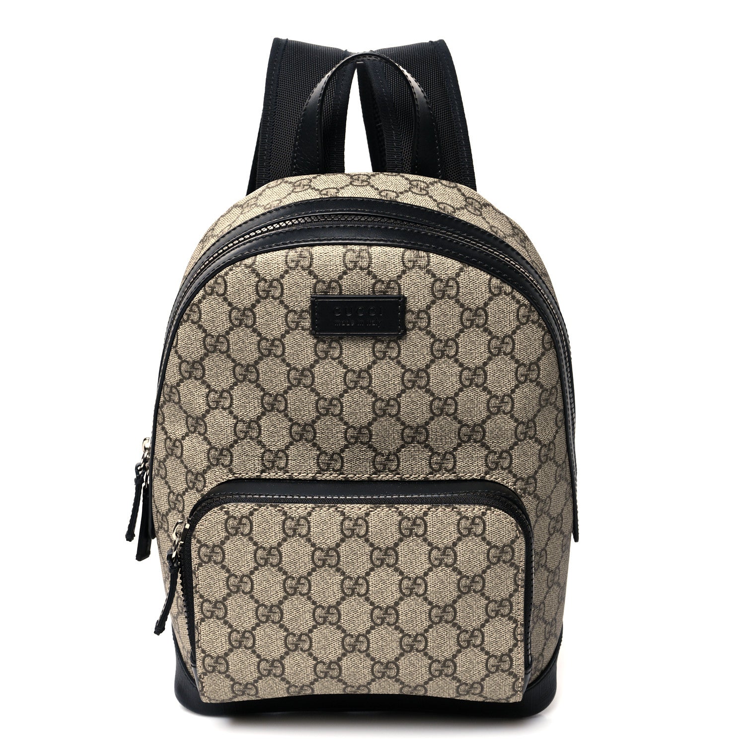 Gucci GG Supreme Monogram Small Eden Day Backpack Black 1 of 10