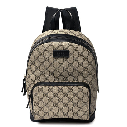 Gucci GG Supreme Monogram Small Eden Day Backpack Black 1 of 10