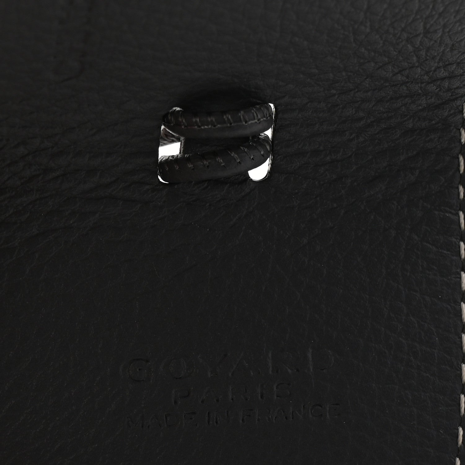 Goyard Calfskin Bag Clip Grey 3 of 5