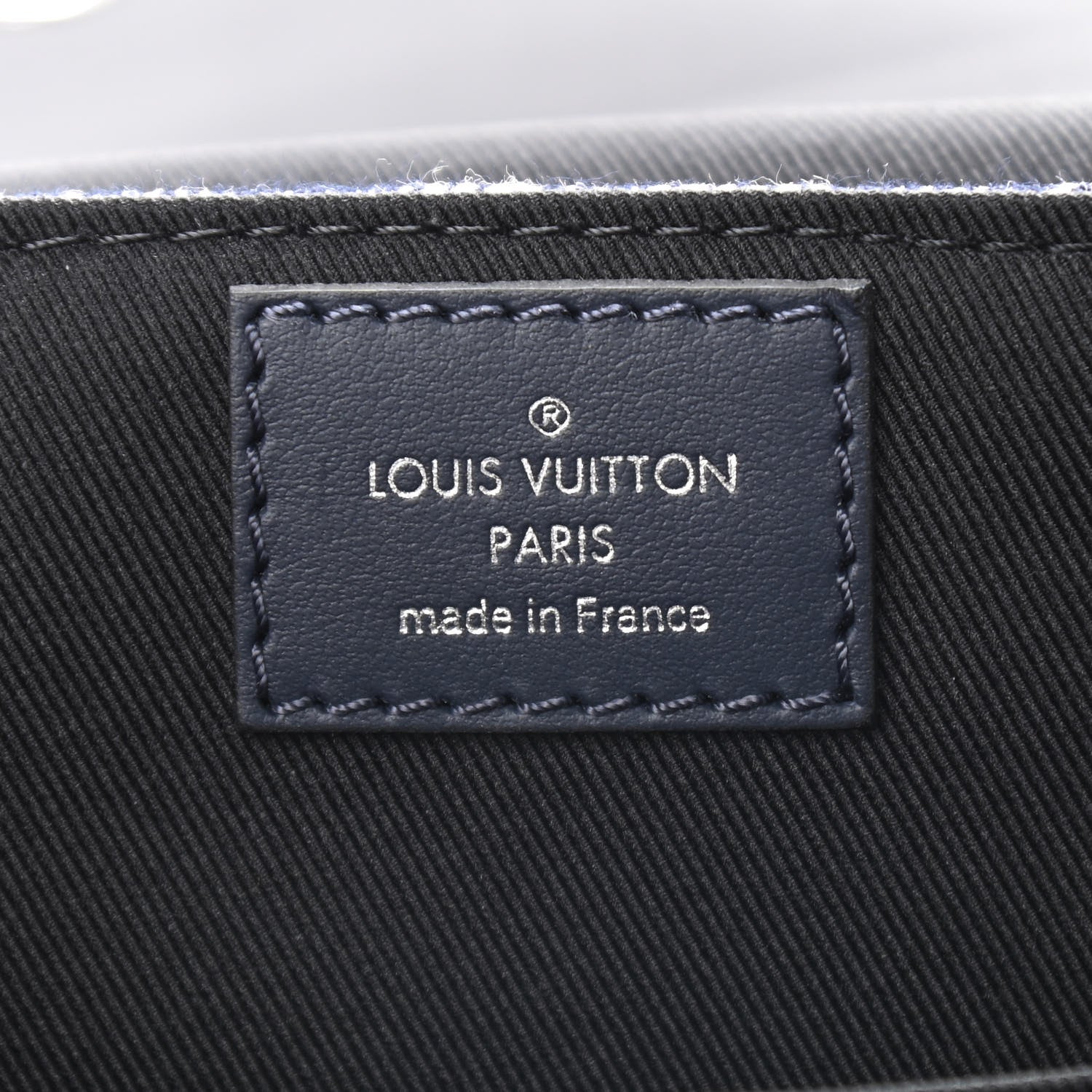 Louis Vuitton Monogram Tapestry Trunk Messenger Bleu 6 of 11