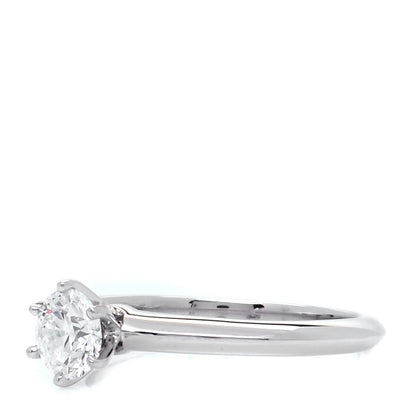 Tiffany Platinum Diamond .57ct Solitaire Engagement Ring 51 5.75 4 of 9
