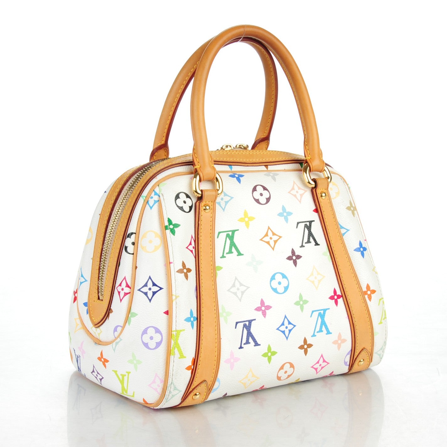 Louis Vuitton Monogram Multicolor Priscilla White 3 of 7