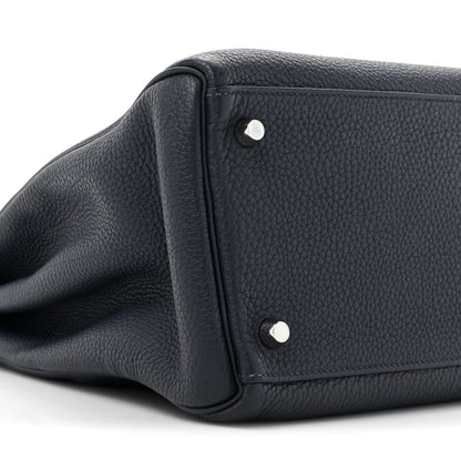 Hermes Togo Kelly Retourne 35 Bleu Indigo 10 of 16