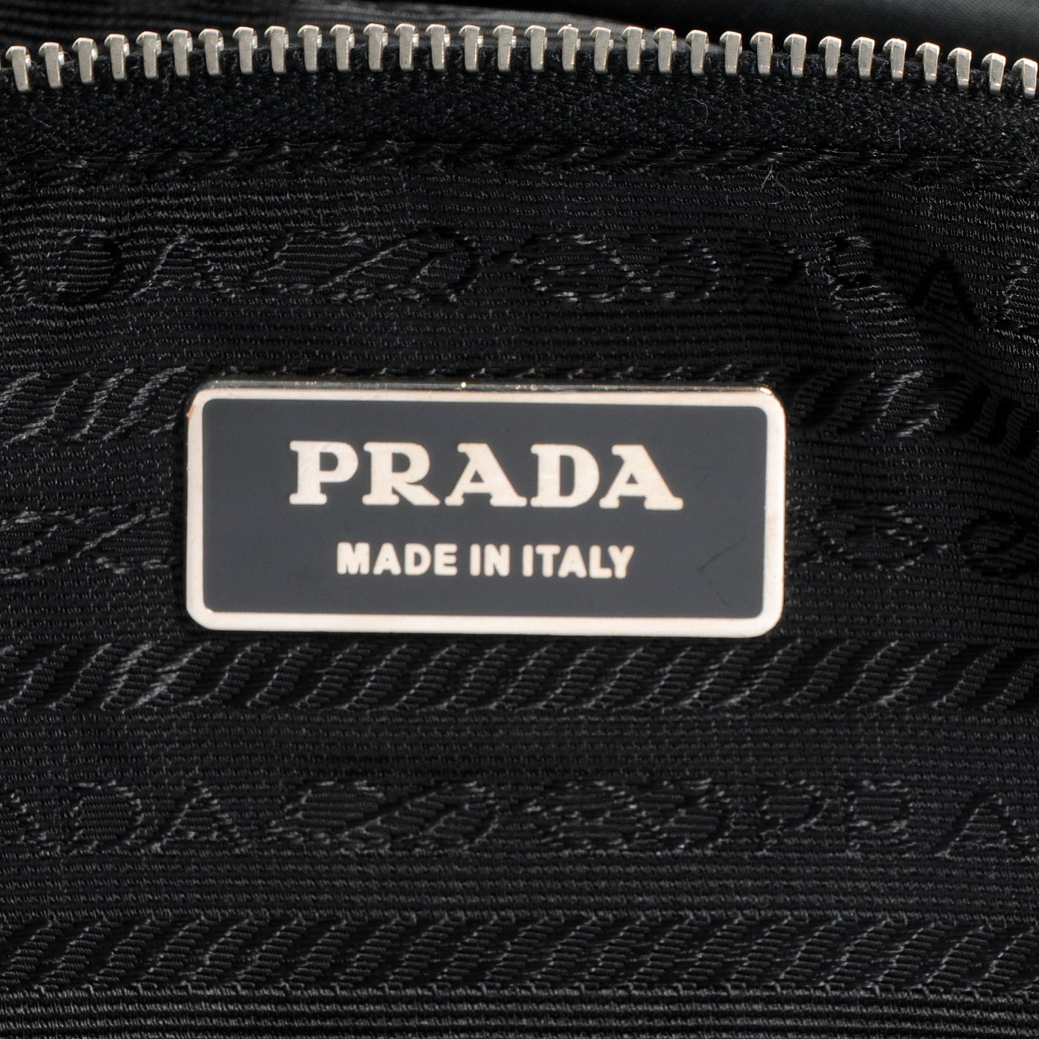 Prada Nylon Flat Messenger Bag Black 7 of 9