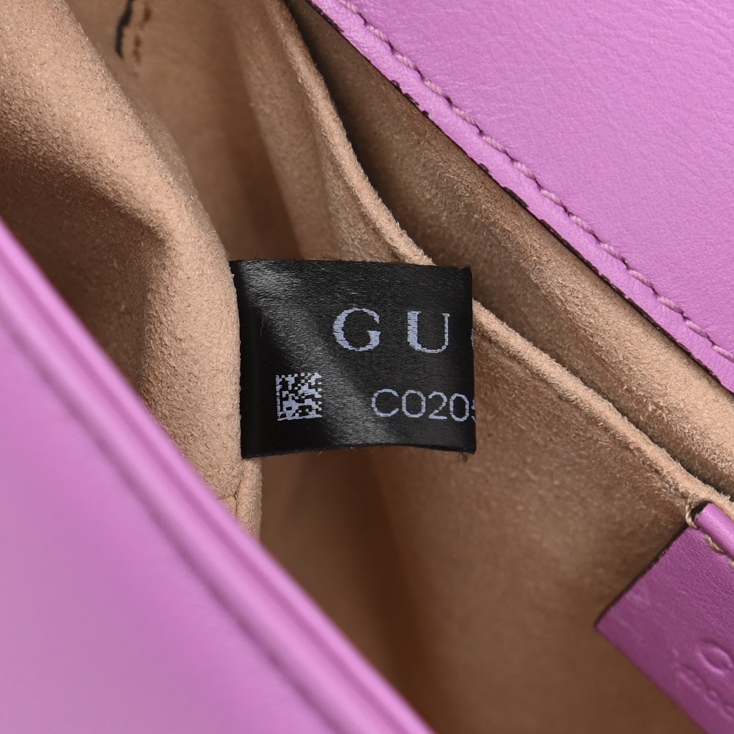 Gucci Calfskin Matelasse Mini GG Marmont Shoulder Bag Candy Mousse 8 of 13