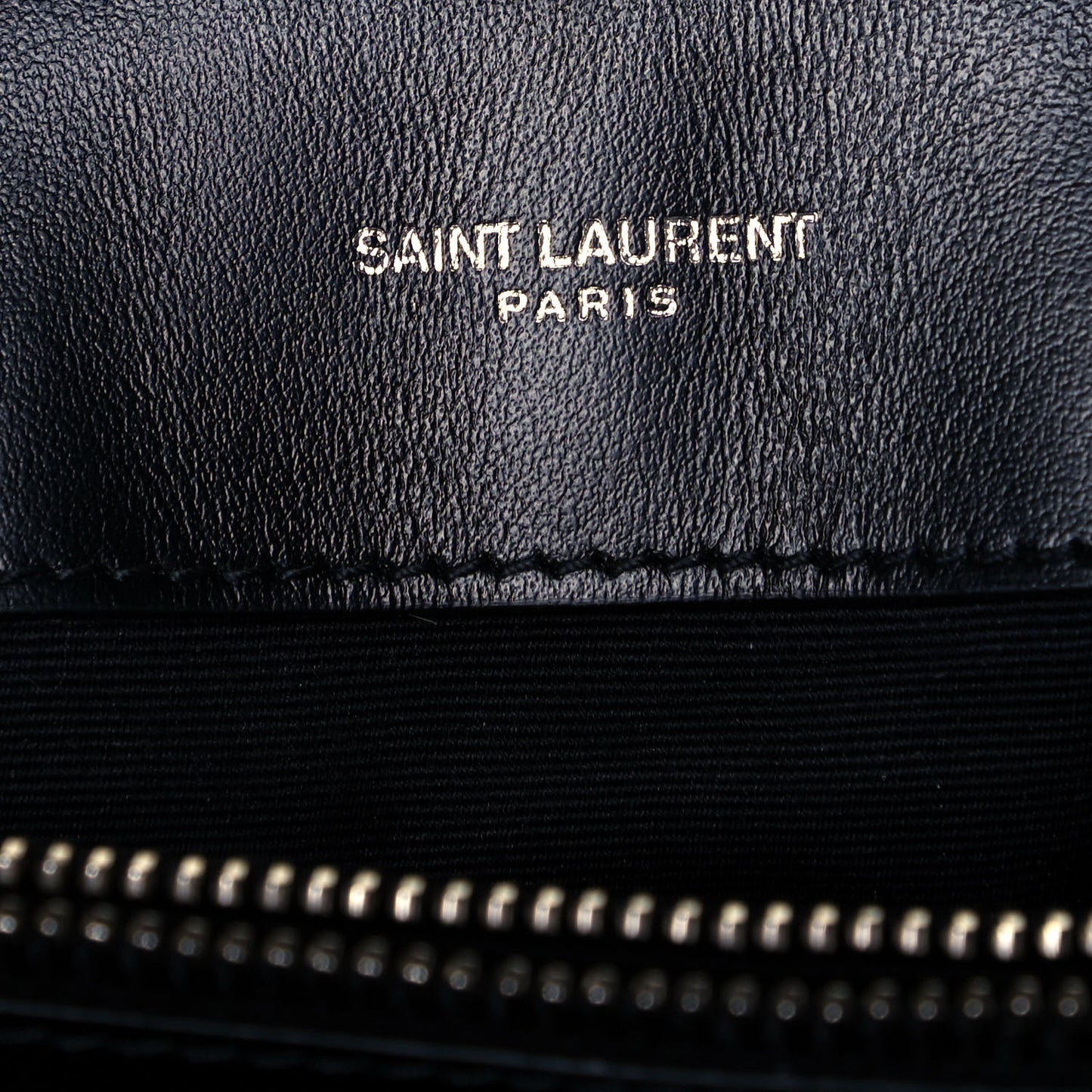 Calfskin Y Quilted Monogram Small Loulou Chain Satchel Black