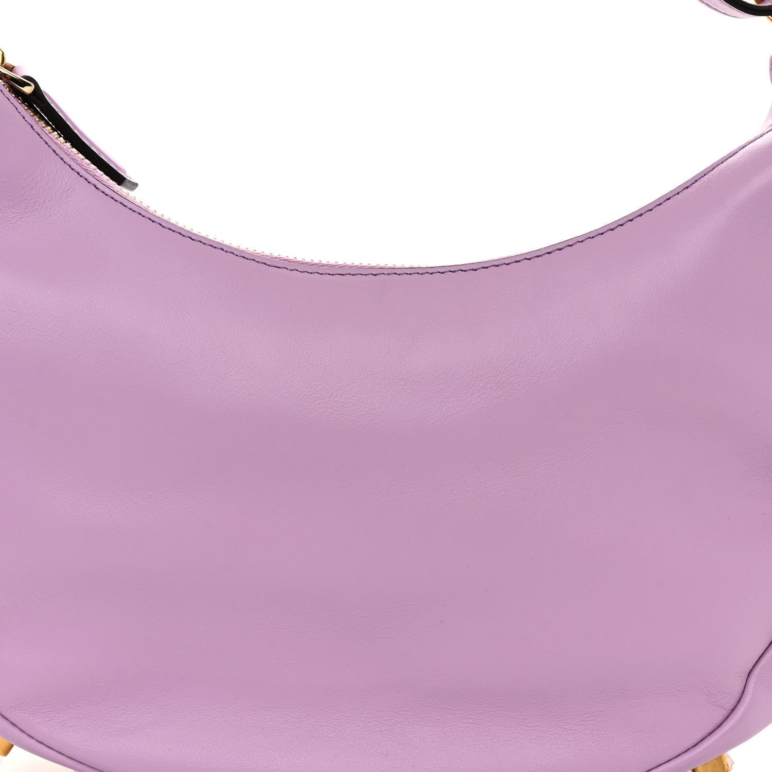 Fendi Vitello Grace Matte Small Fendigraphy Hobo Bag Agapanto 8 of 10