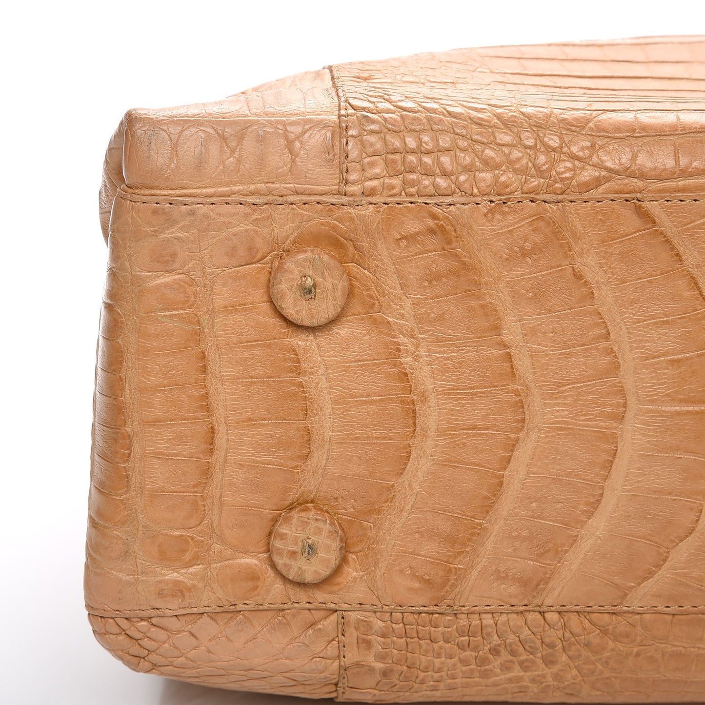 Crocodile Tote Beige