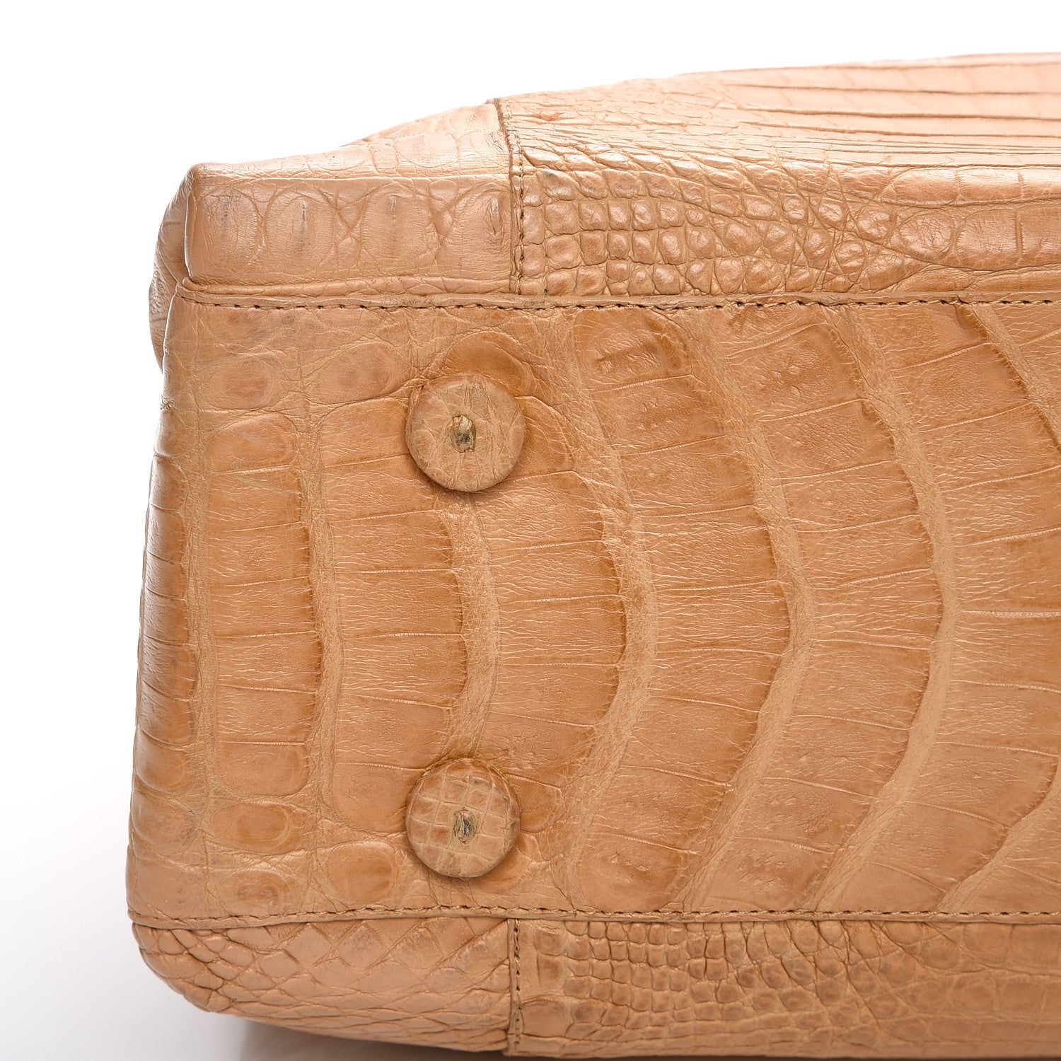 Nancy Gonzalez Crocodile Tote Beige 11 of 11