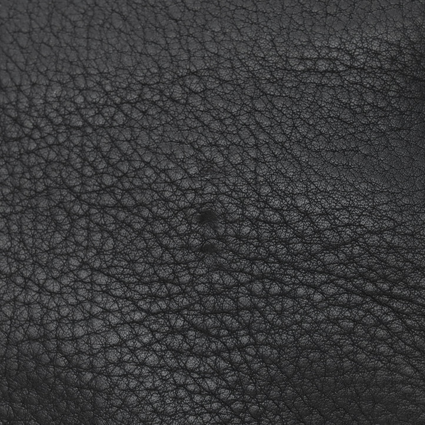 Grained Calfskin Gancini Flap Shoulder Bag Black
