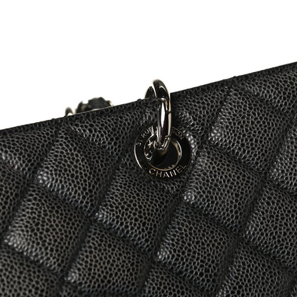 Chanel Caviar Quilted XL Grand Shopping Tote GST Black 13 of 16