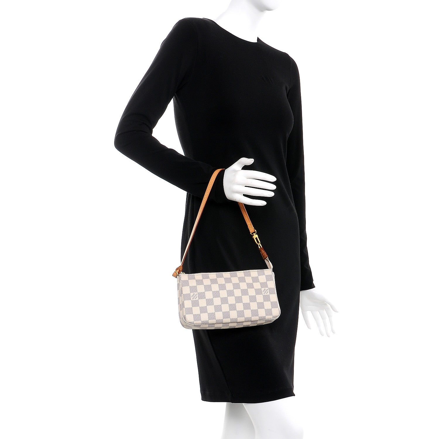Louis Vuitton Damier Azur Pochette Accessories NM 2 of 9