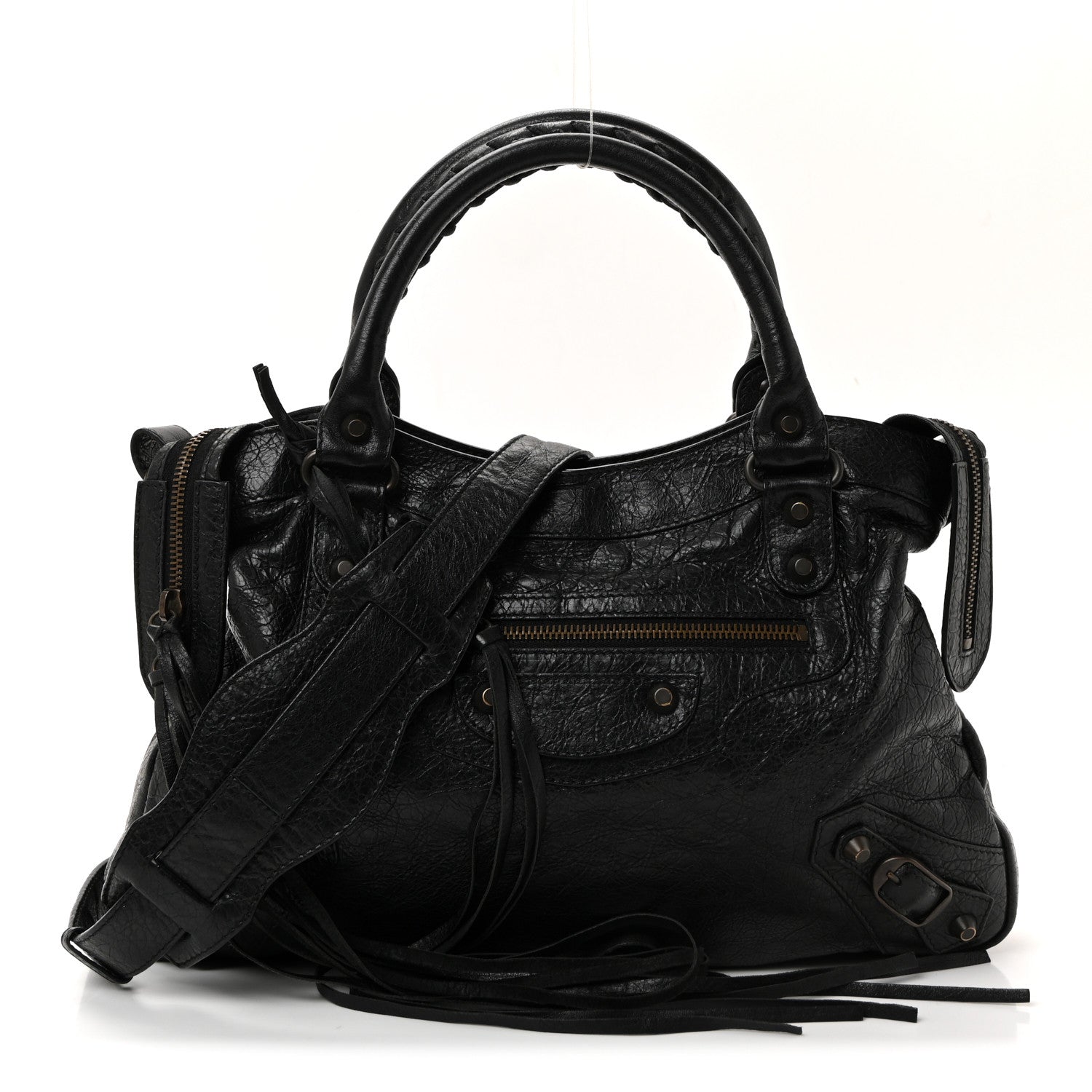 Balenciaga Agneau Classic Hardware Town Black 1 of 10