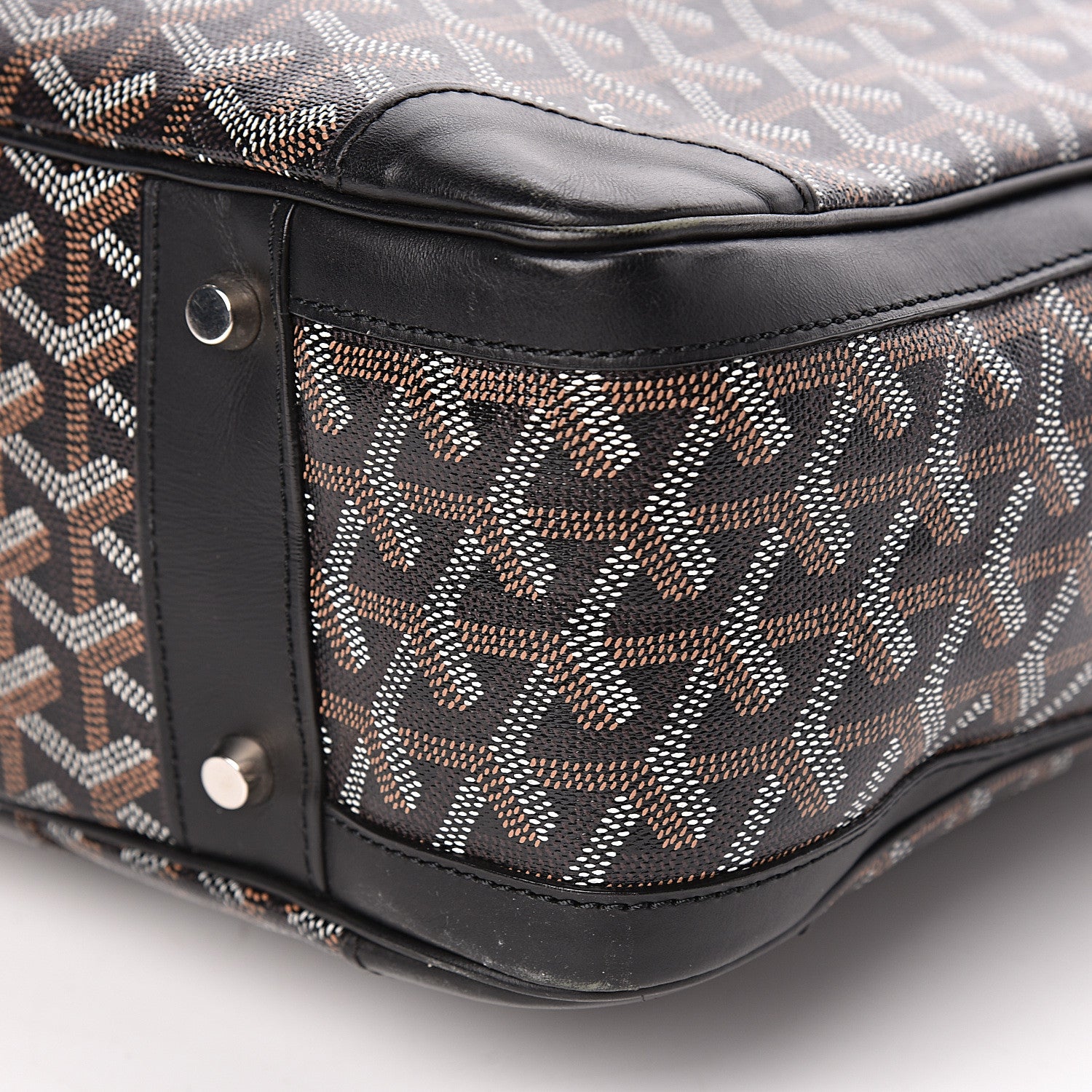 Goyard Goyardine Ambassade MM Briefcase Black 13 of 14