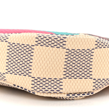 Louis Vuitton Damier Azur 2015 Christmas Animation Mini Pochette Accessories 8 of 12