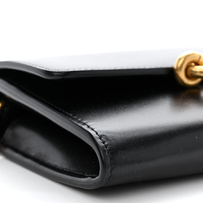 Saint Laurent Smooth Calfskin Le Maillon Chain Wallet Black 8 of 9