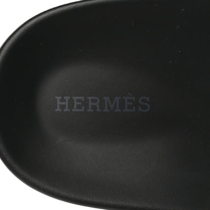 Hermes Calfskin Womens Chypre Sandals 39 White 7 of 9