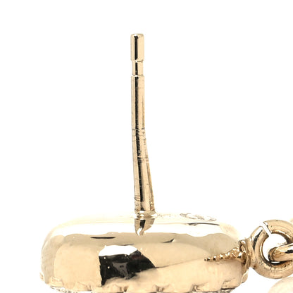 Chanel Crystal Pearl Bow-tiful CC Drop Earrings Gold 5 of 7