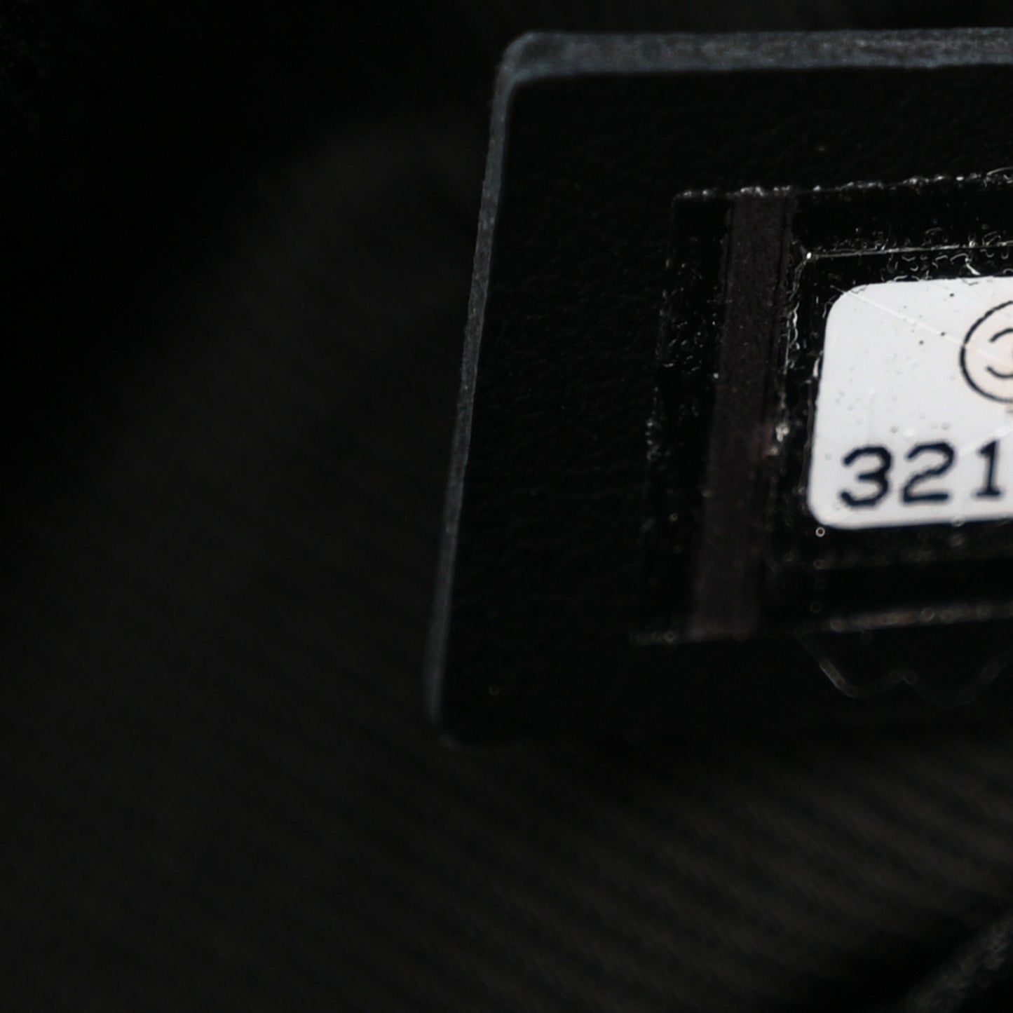 Calfskin Quilted Waist Belt Bag Black