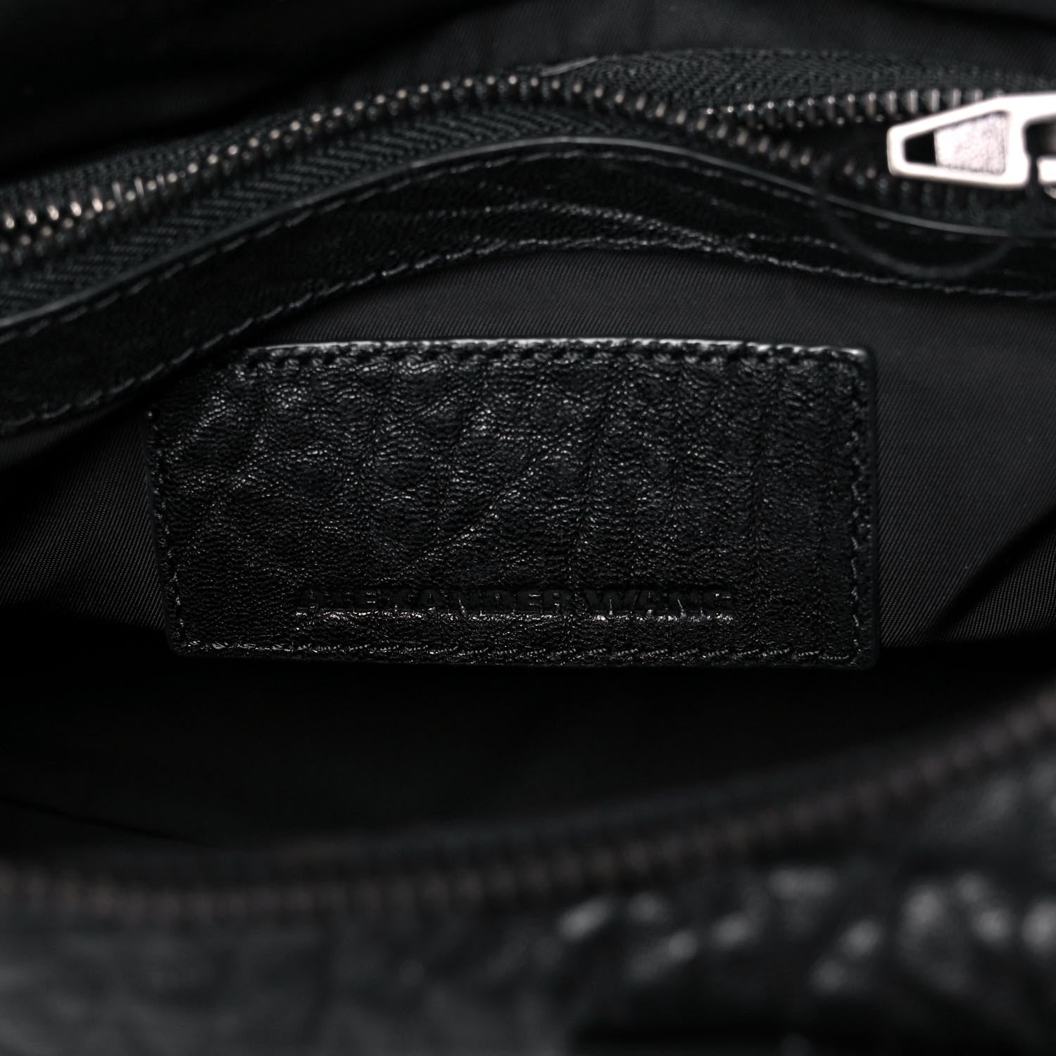 Alexander Wang Pebbled Lambskin Mini Rockie Rhodium Hardware 6 of 11
