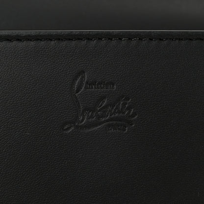 Christian Louboutin Calfskin Spikes Paloma Clutch Black 6 of 11