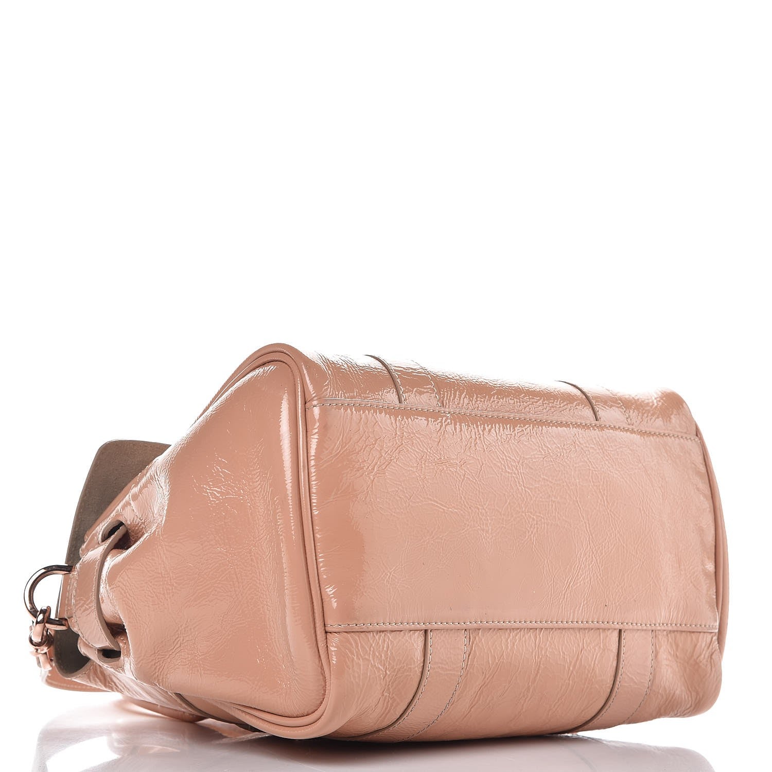 Mulberry Wrinkled Patent Small Bayswater Plaster Pink 4 of 9