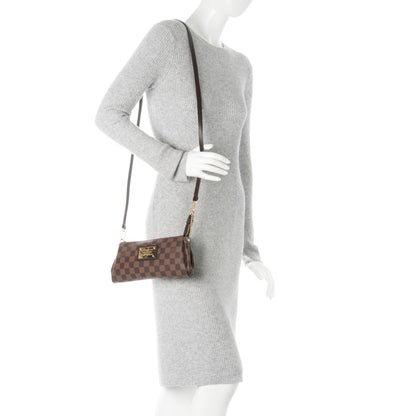 Louis Vuitton Damier Ebene Eva Clutch 2 of 8