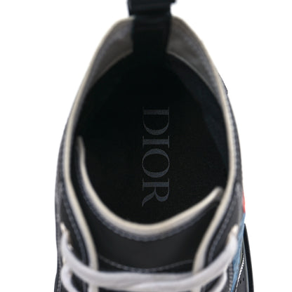 Christian Dior X RAYMOND PETTIBON Technical Canvas Lip Flower Mens B23 High Top Sneakers 42 Black 7 of 8