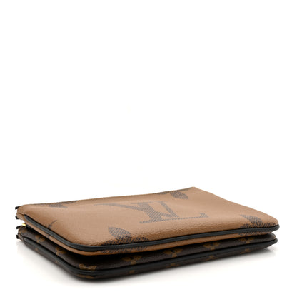 Louis Vuitton Reverse Monogram Giant Double Zip Pochette 4 of 10