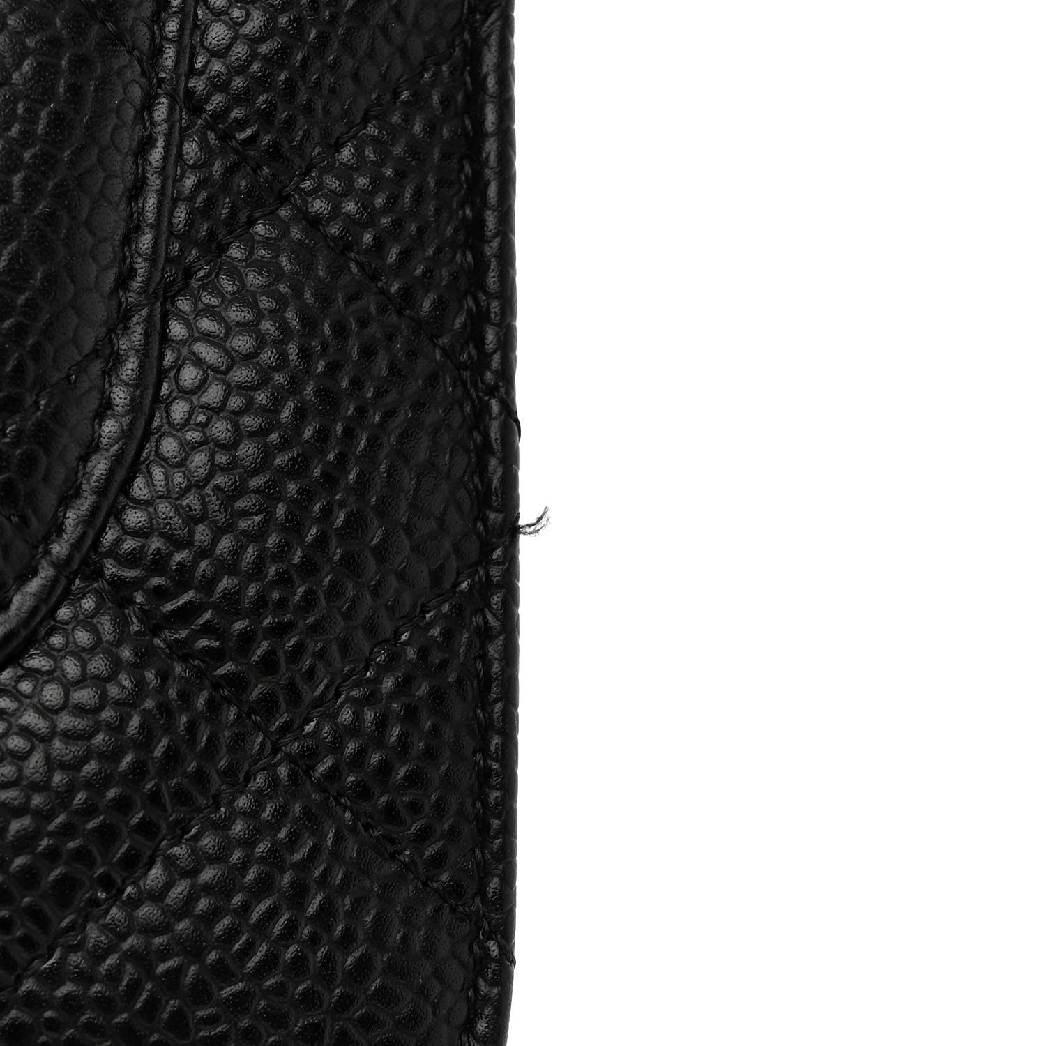 Chanel Caviar Quilted Wallet on Chain WOC Black 13 of 14