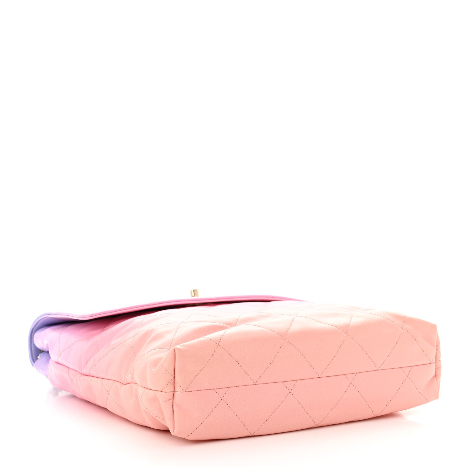 Chanel Shaded Calfskin CC Hobo Light Purple Pink Coral 4 of 10