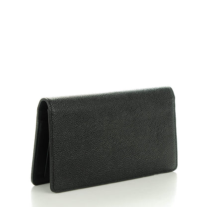 Chanel Caviar Timeless CC Yen Wallet Black 3 of 8