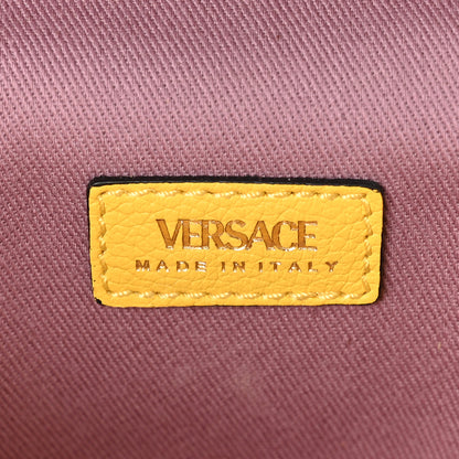 Versace Grained Calfskin Medusa Vanity Case Yellow 6 of 9