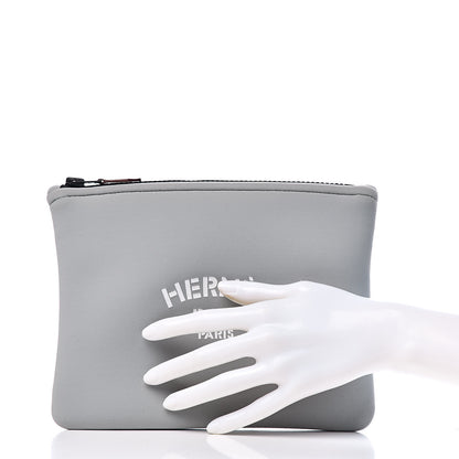 Hermes Neoprene Neobain Small Case Acier 2 of 6