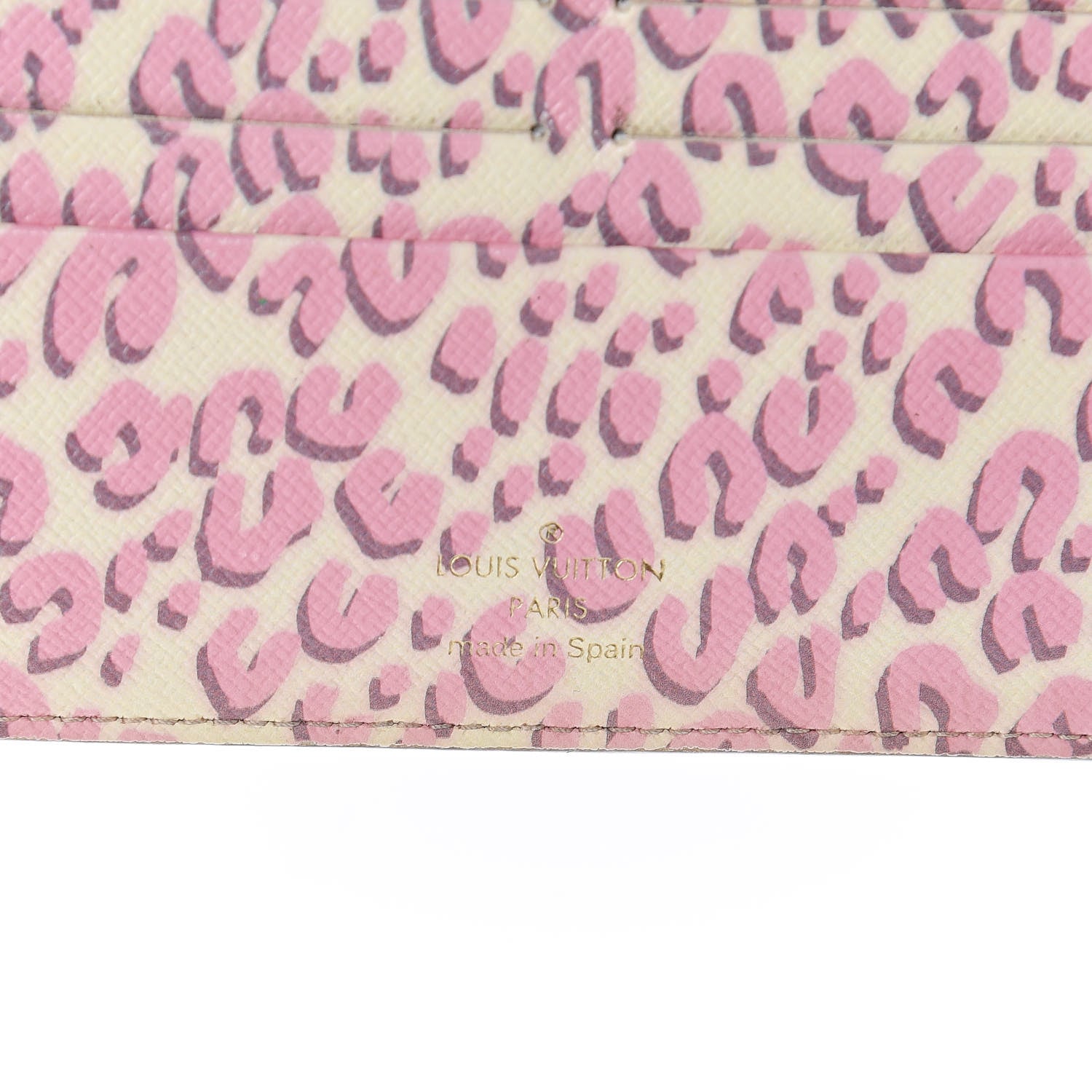 Louis Vuitton Monogram Leopard Insolite Wallet Blanc Corail 6 of 7