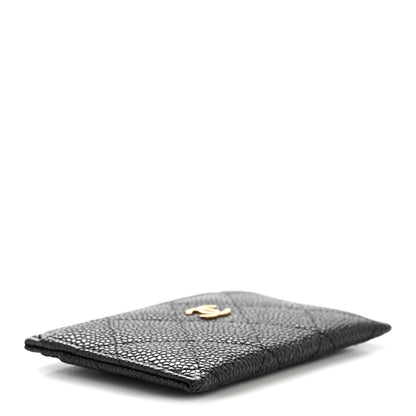 Chanel Caviar Quilted Card Holder Black 4 of 10