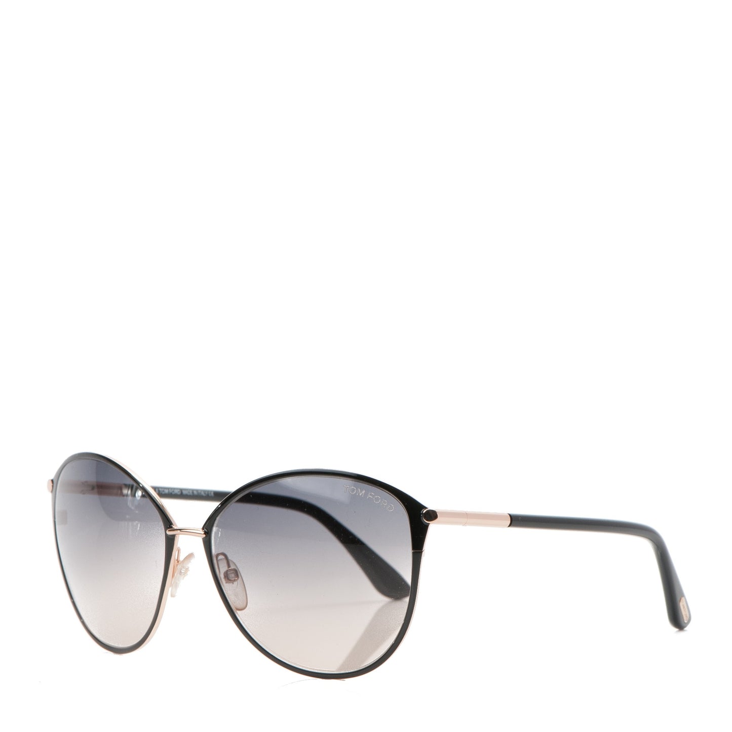 Penelope Vintage Round Sunglasses TF320 Black