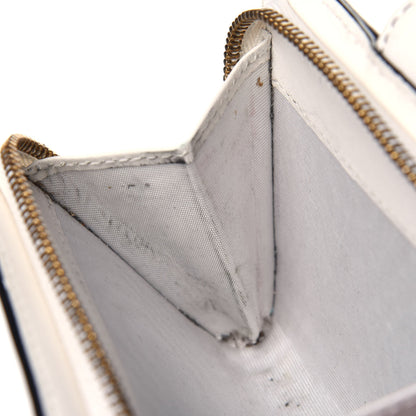 Christian Dior Lambskin Cannage Studded Lady Dior Eden Wallet White 11 of 18
