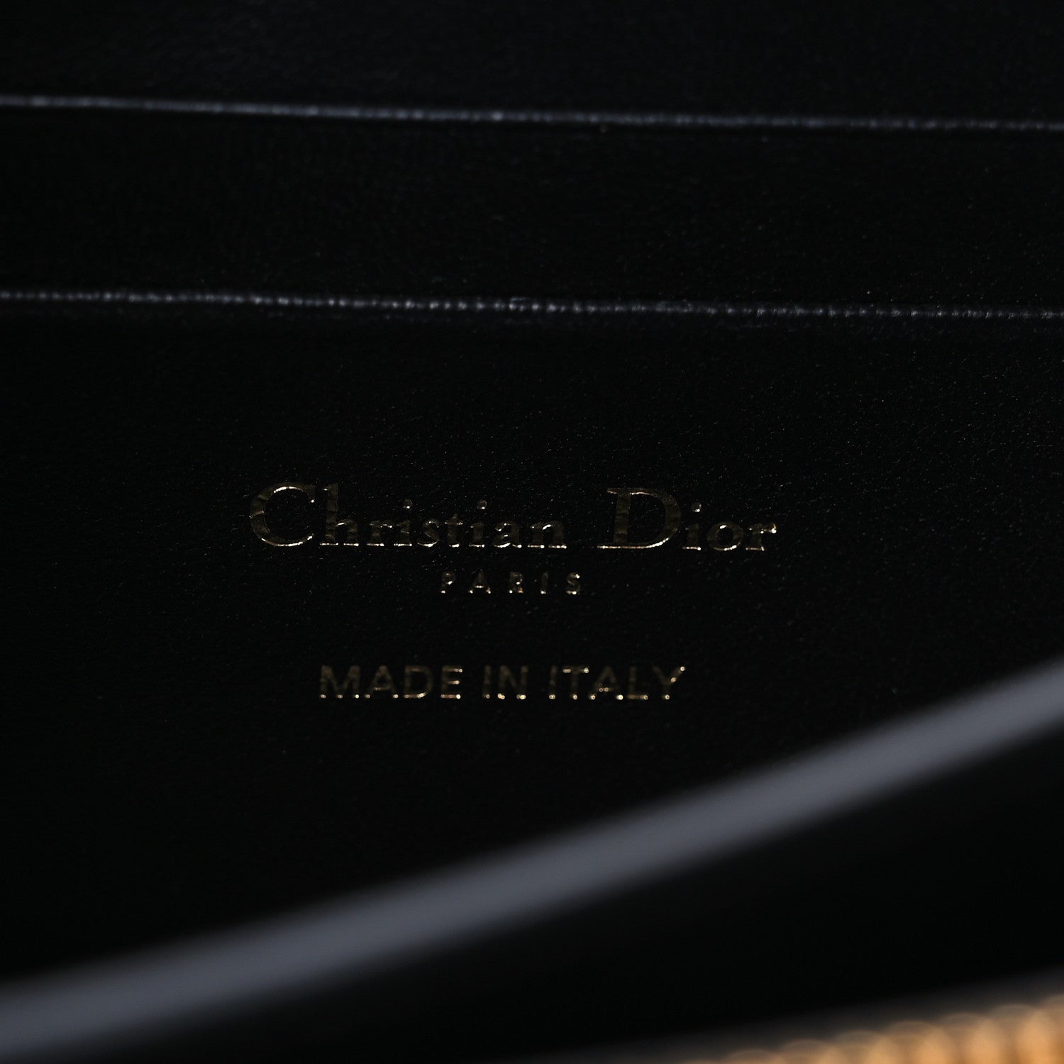 Christian Dior Lambskin Enamel Macrocannage Dioramour Mini Miss Caro Bag Black Red 5 of 9